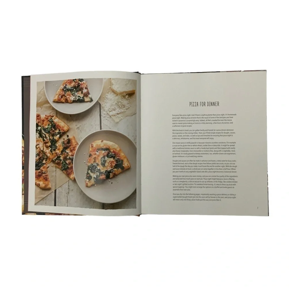 Willams Sonoma Pizza Night Cookbook Hardcover Classics to Low Carb Gluten Free